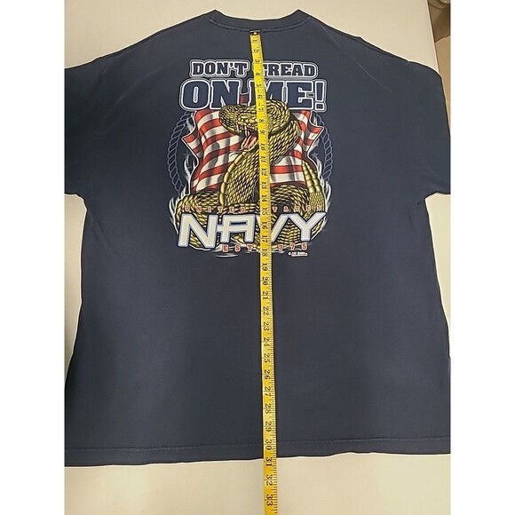 7.62 Design Men's Navy Dont Thread On Me T-shirt 2XL (CC9) - Picture 6 of 6